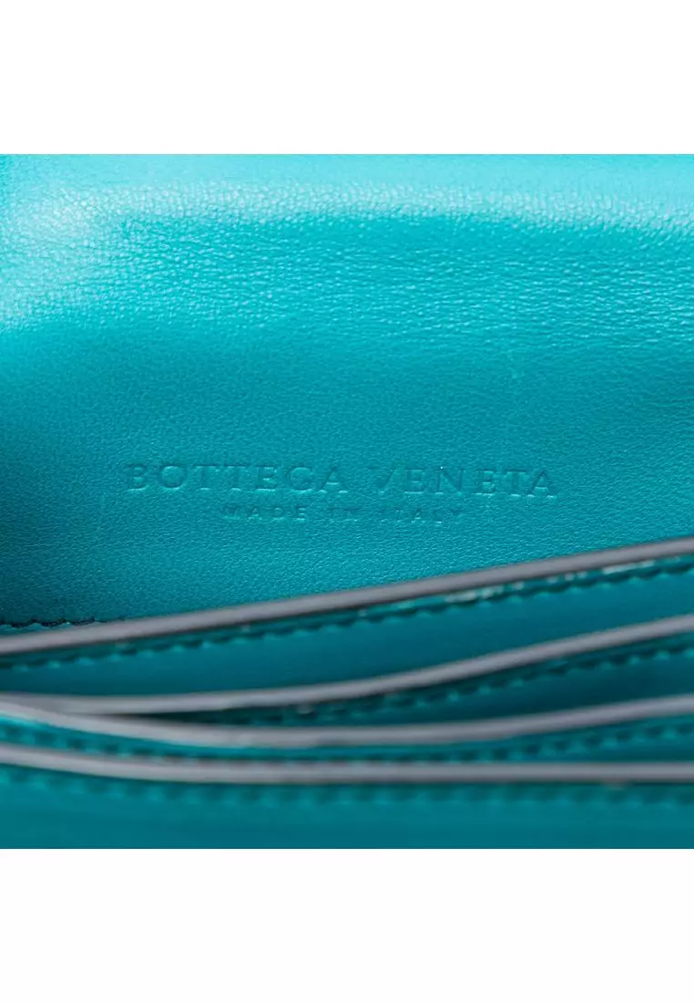 Pre-Loved Bottega Veneta Mini Nappa Intrecciato Runway Shoulder Bag