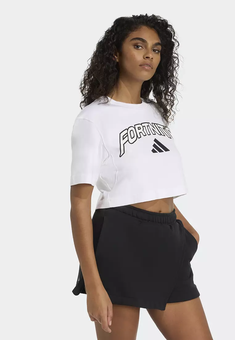 adidas x Fortnite Crop Tee
