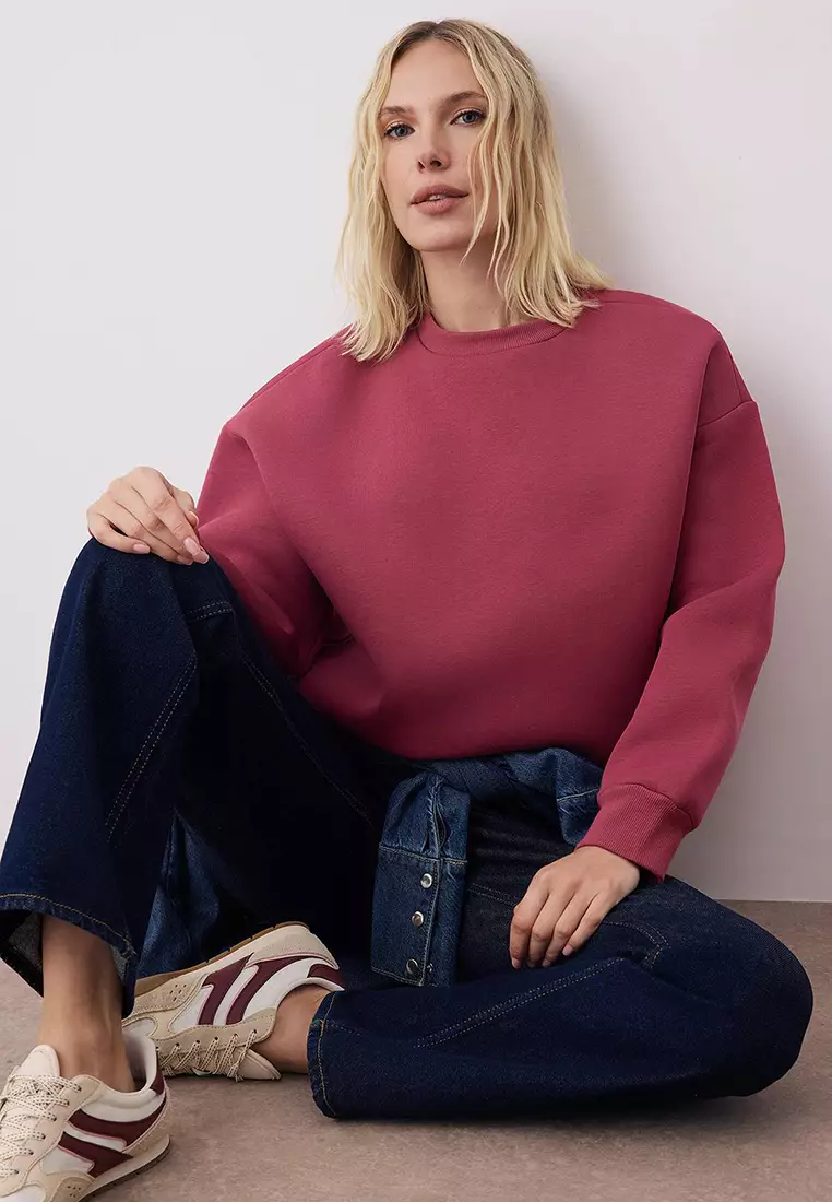 Oversized Fleece Inner Sweatshirt