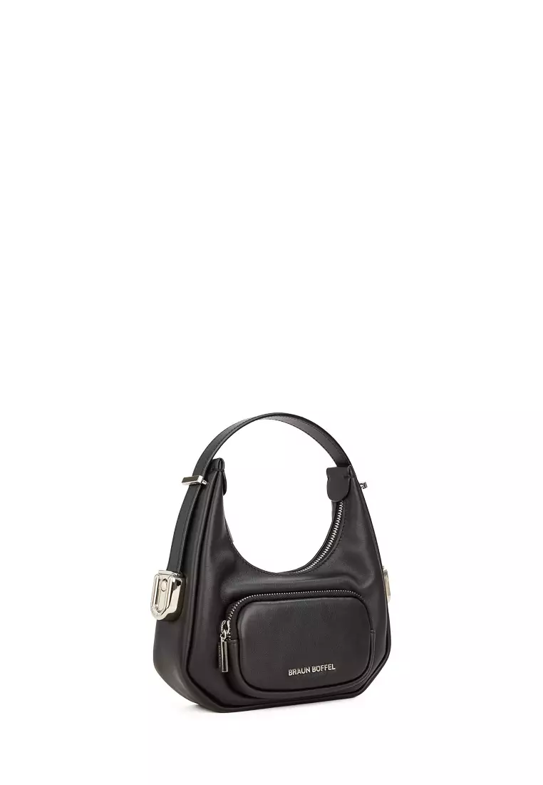 Rhea Small Shoulder Bag In Black