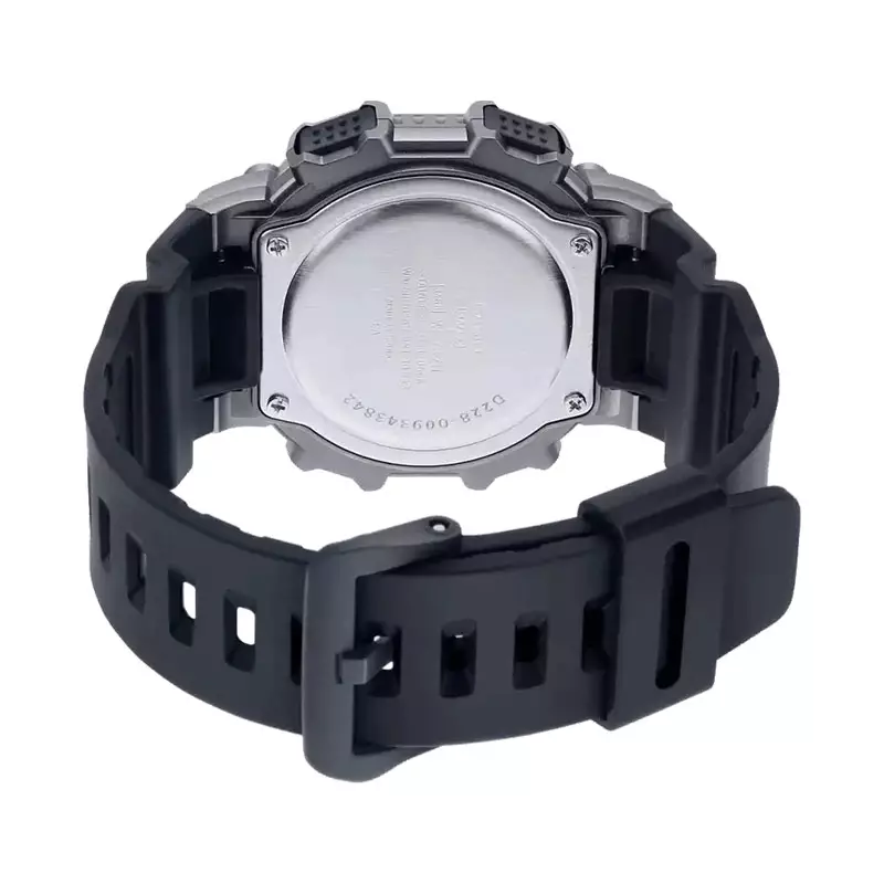 Jam Tangan Pria Casio General W-737H-1A2VDF Illuminator Digital Dial Black Resin Band