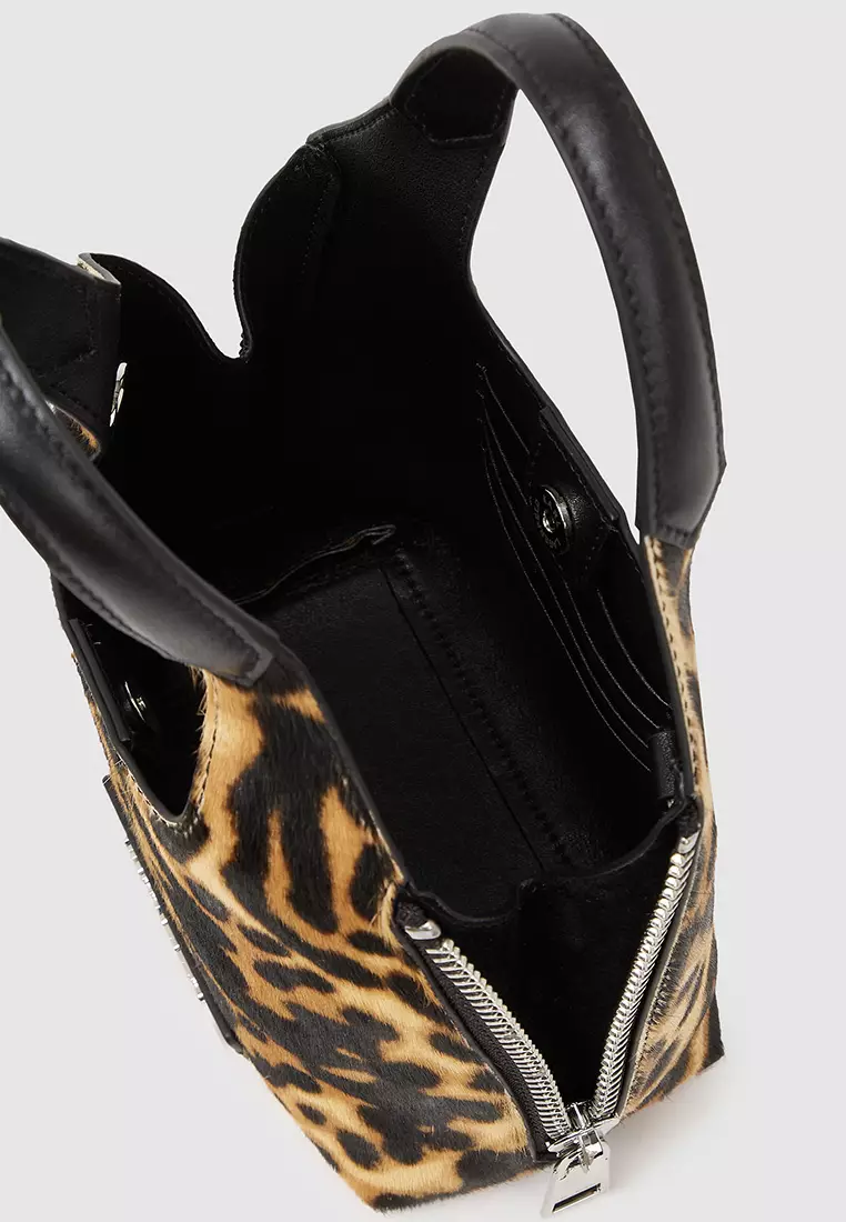 K/Hardware Leopard Mini Tote Bag
