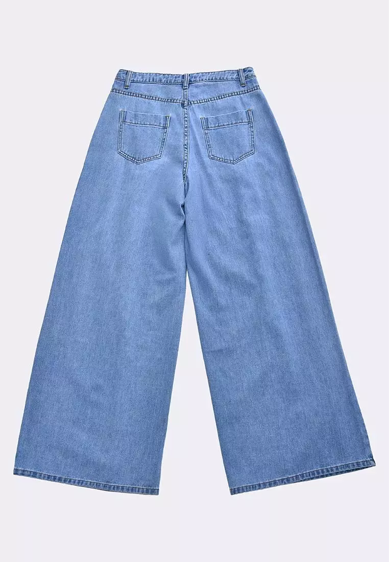 Women's Baggy Pleated Pants