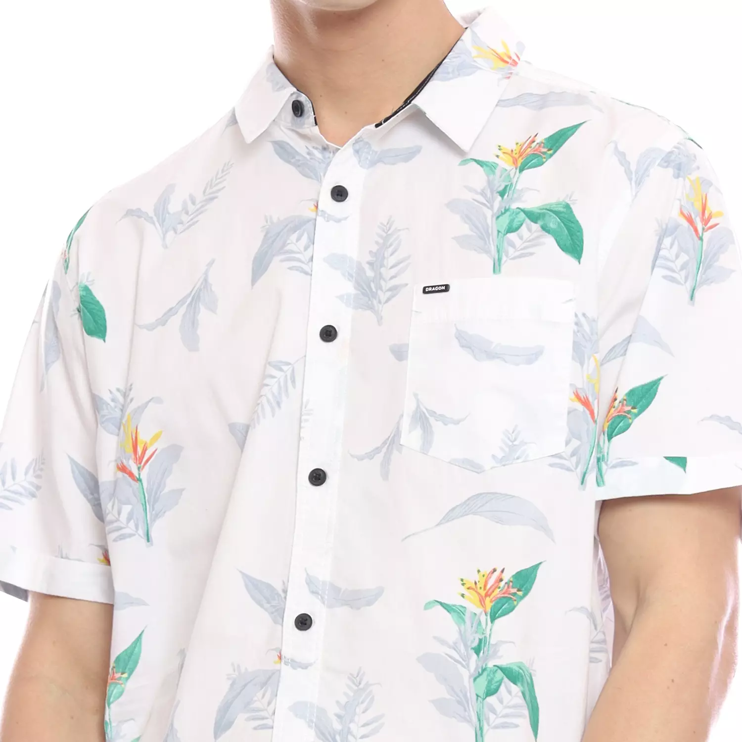 Dragon Kemeja Lengan Pendek Pria Botanical Men Shirt Short Planet Surf