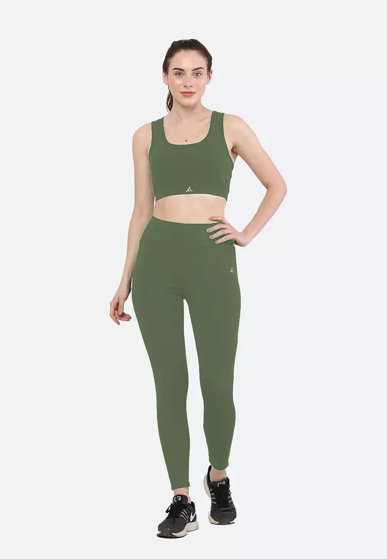 Olive Basic Essential Coord Workout/Running Sports Bra