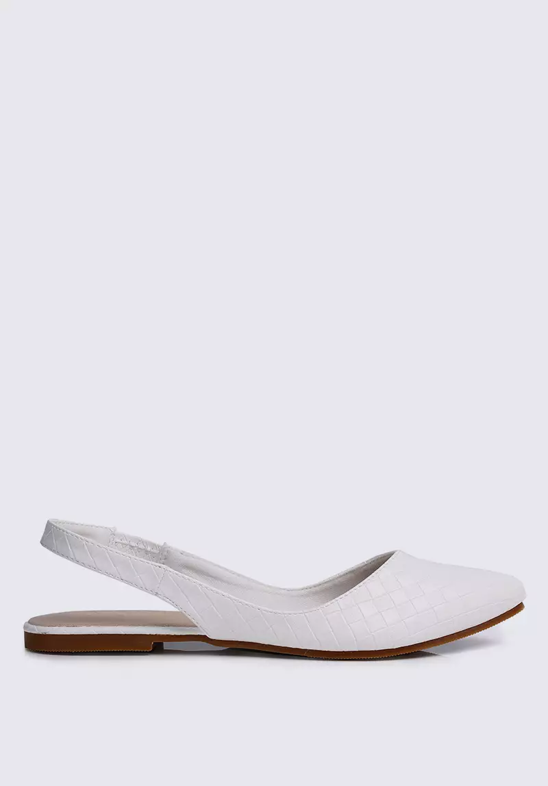 Discount on My Ballerine  shoes - SKU: My Ballerine - Kate Weave Comfy Ballerina In Off White