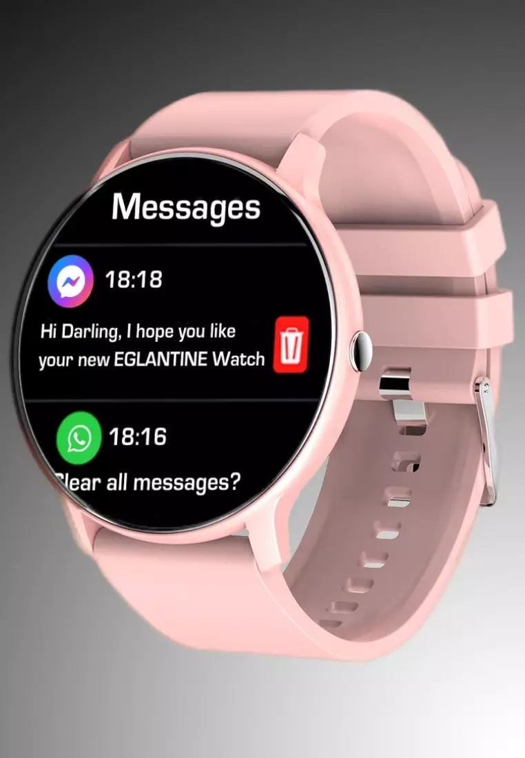 Ladies Smart Watch - Silicon Strap