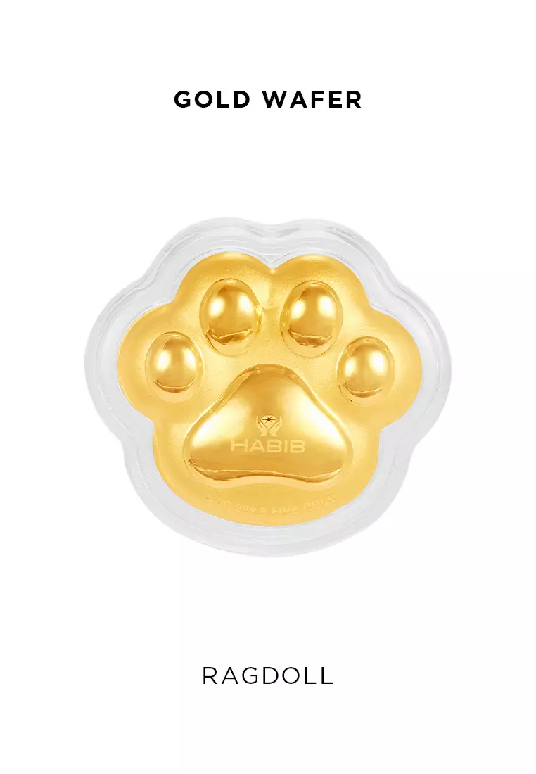 HABIB Cat Collection (Ragdoll) | 999.9 Gold Wafer (0.20g)