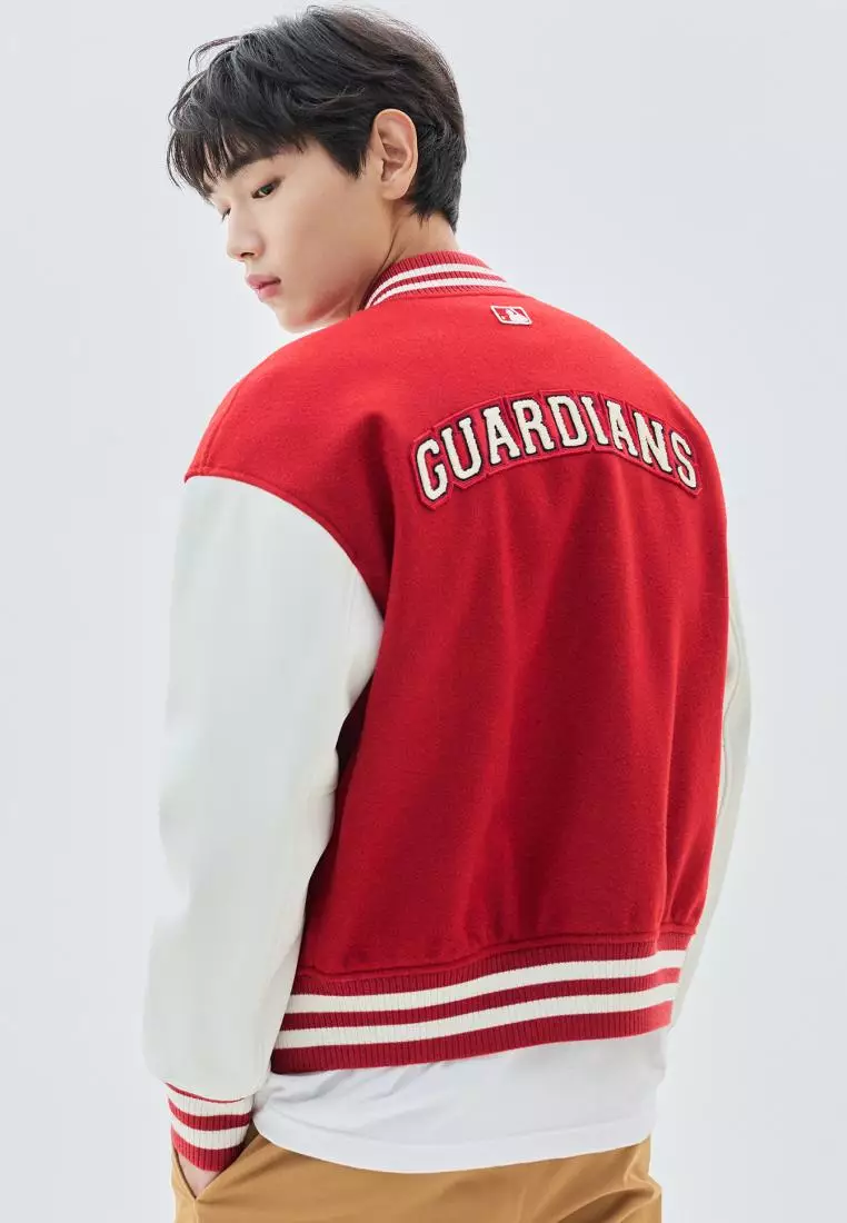 WOOL BASIC VARSITY JACKET CLEVELAND INDIANS