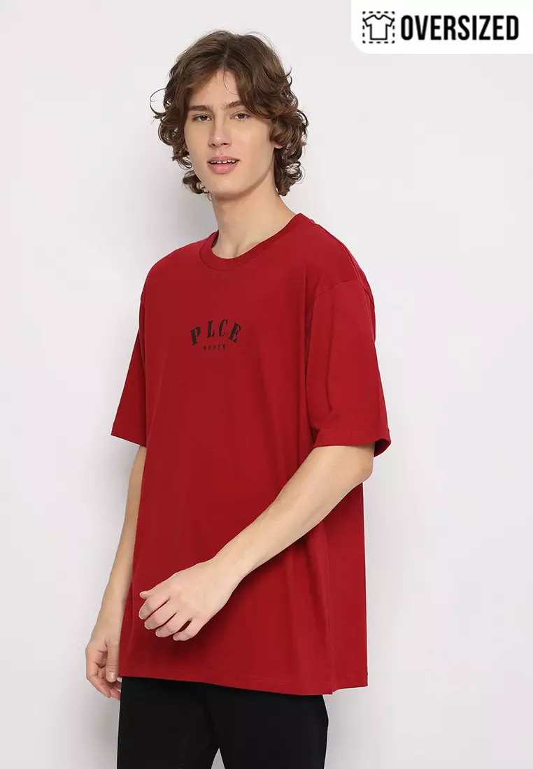 POLICE T-Shirt Cotton Oversized Pria 2079260051