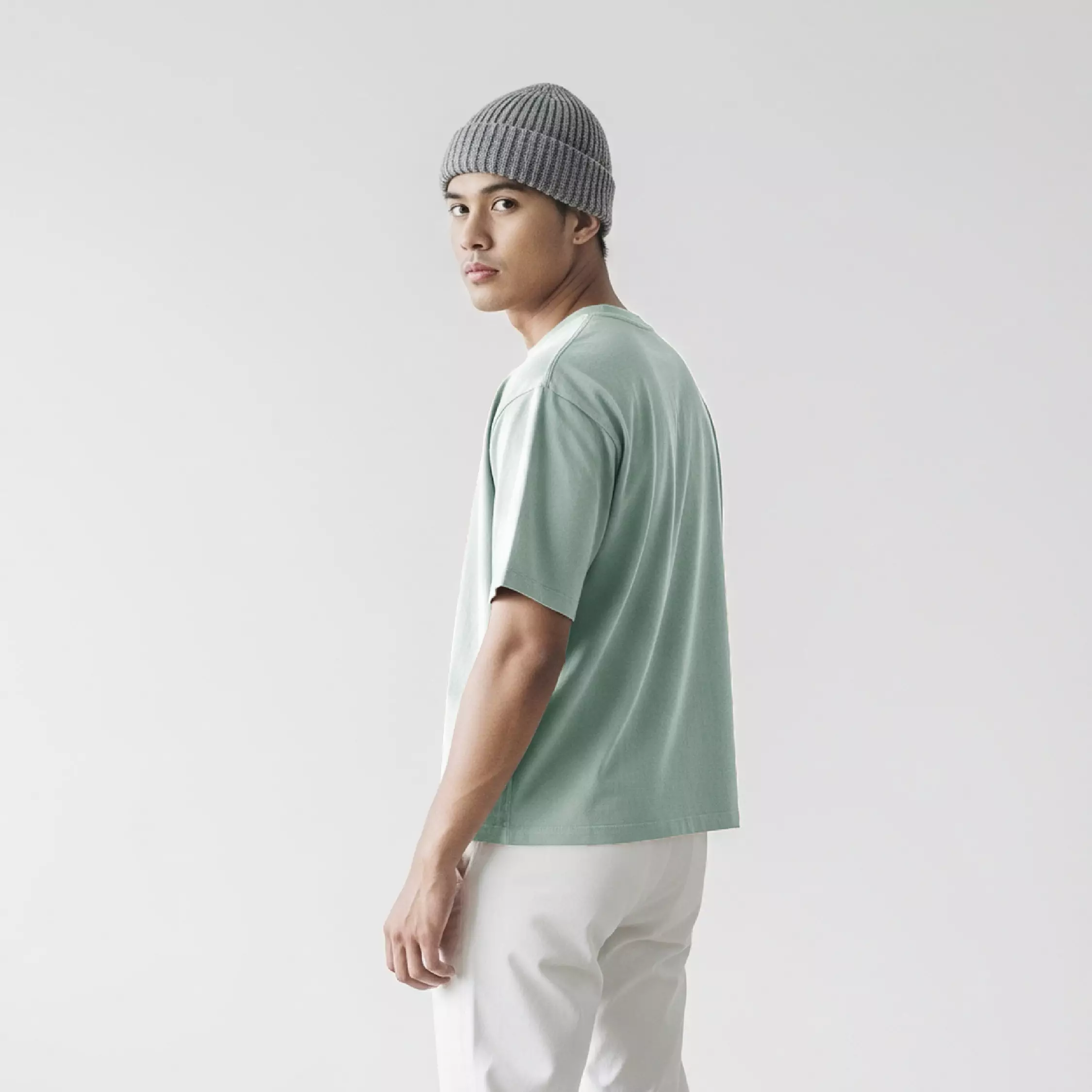 Kale Exo Mint / Atasan Kaos Pria / Baju Kaos Pria / Kaos Basic Pria / Kaos Boxy Fit / Kaos Korea