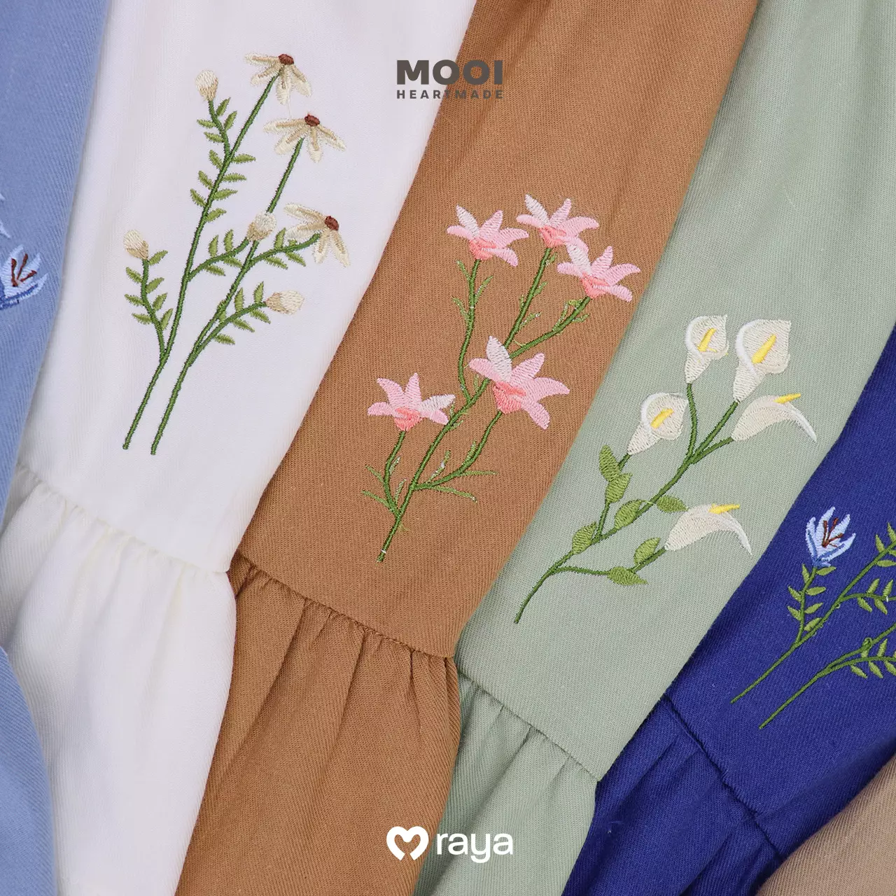 Mooi Dress Anak Gamis Anak Perempuan Raya Collection Marwah Gamis - Clary Sage