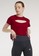 FITWEAR red FITWEAR - CIARA CHEST CROPTOPS S/S - HOT RED 5D518AAE527664GS_1