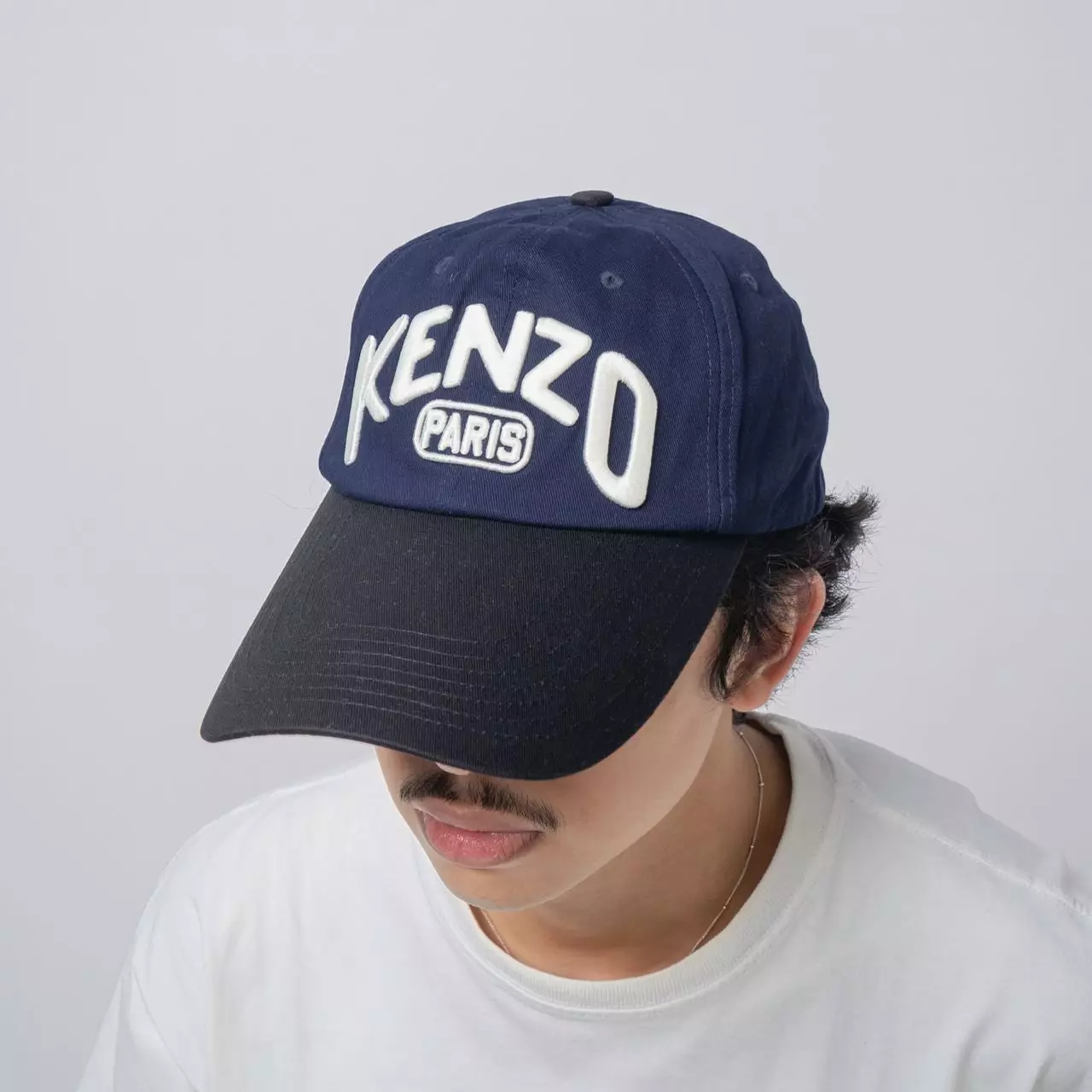 Jual KENZO Kenzo Paris Baseball Cap with Long Visor Navy Blue Original
