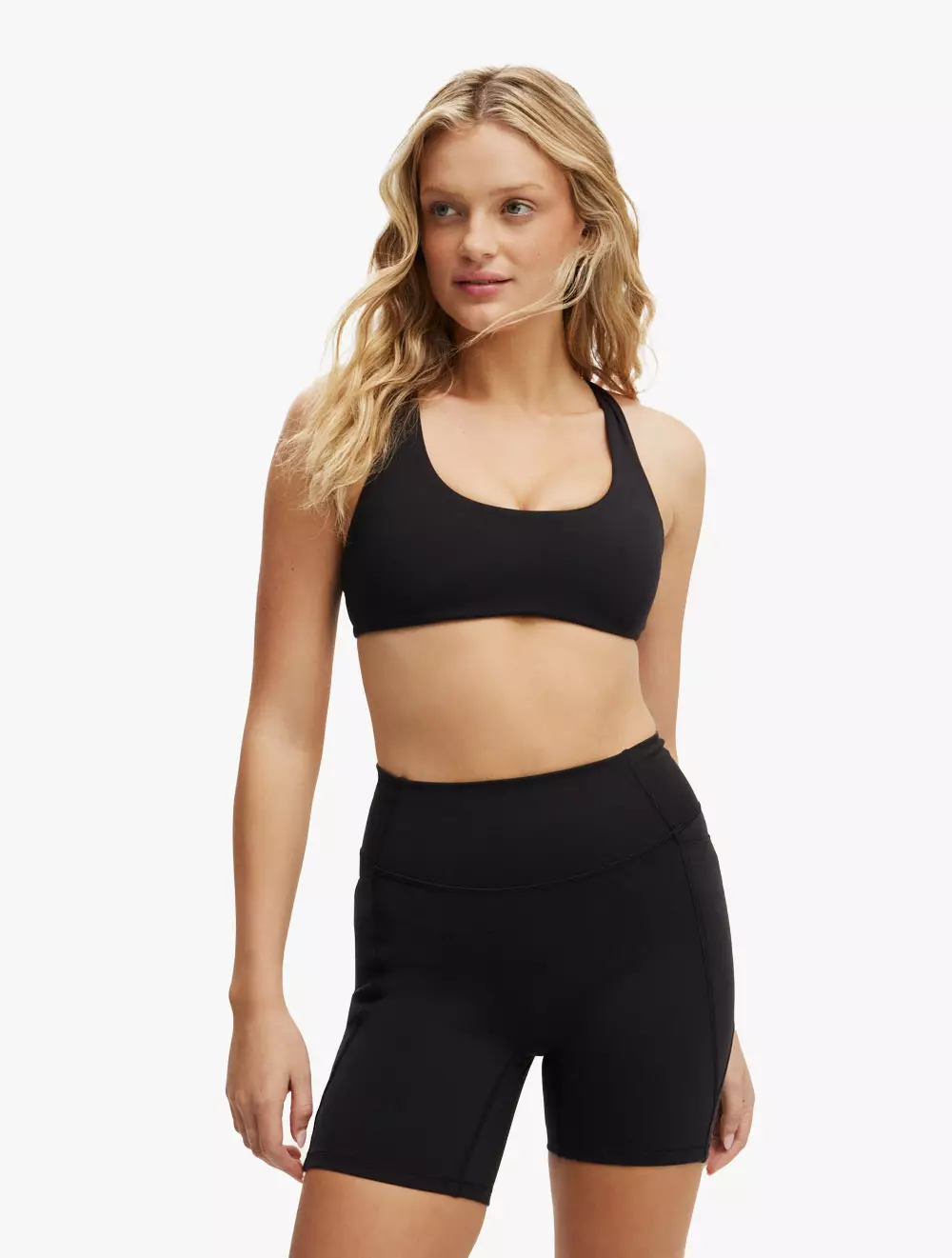 Cotton On Body - Bawahan - ULTRA SOFT SIDE POCKET BIKE SHORT - BLACK