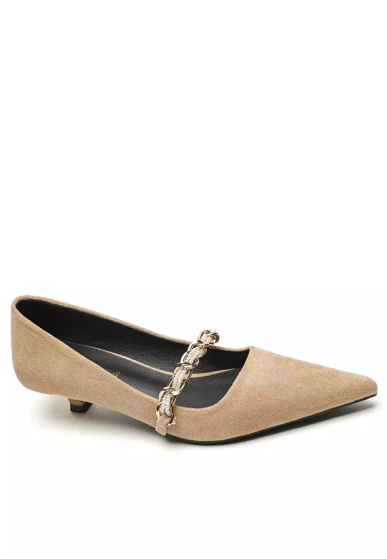 Discount on Twenty Eight Shoes  shoes - SKU: 3cm Suede Kitten Heel Pumps Ww236-3