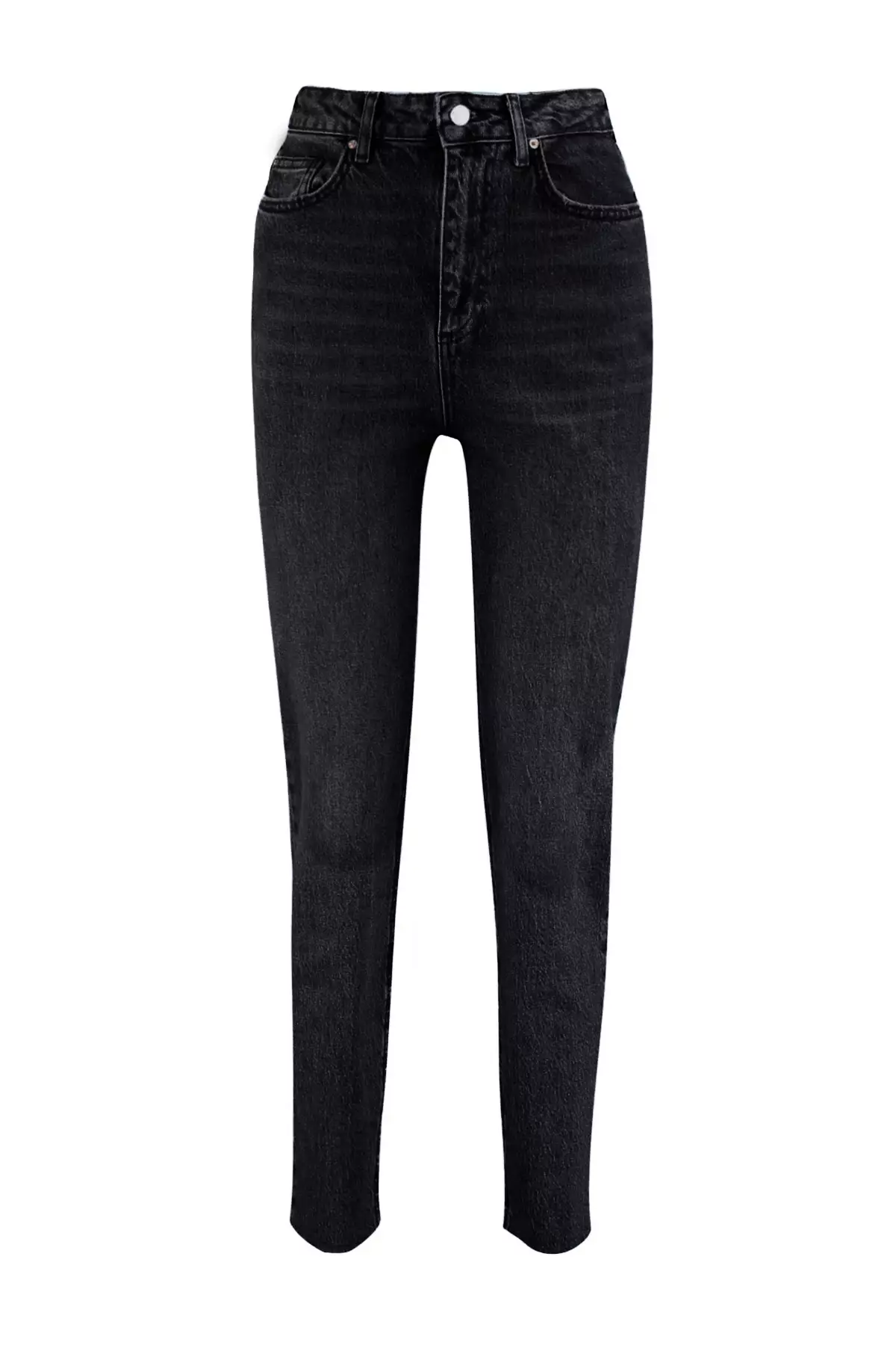 High Waist Slim Mom Jeans