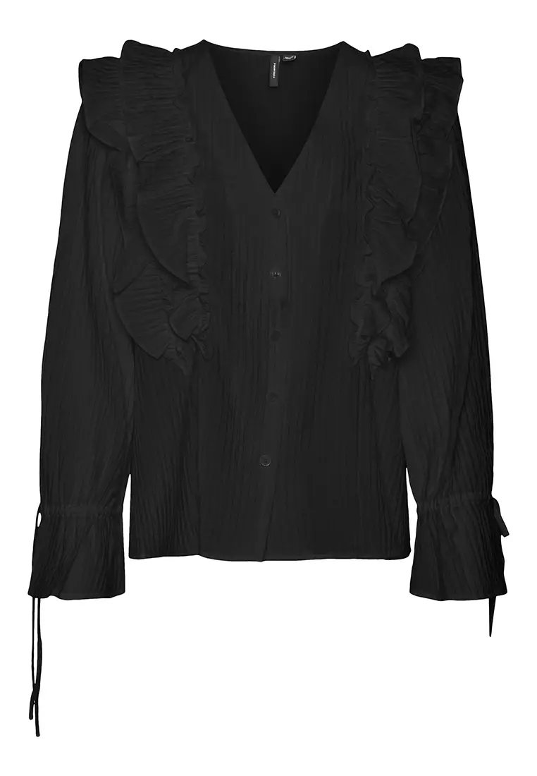 Kausa 荷葉長袖上衣