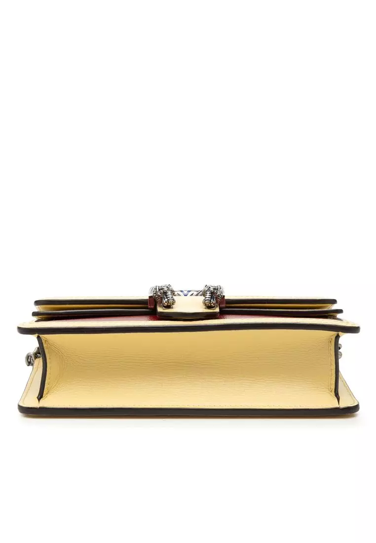 Pre-Loved Gucci Mini Tricolor Leather Dionysus Crossbody