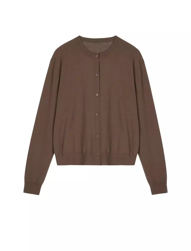   Short Length Open-Front Knit Sweater