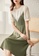 ONX.HK green Elegant Lace Link Slim Dress 25DF6AA7946084GS_7