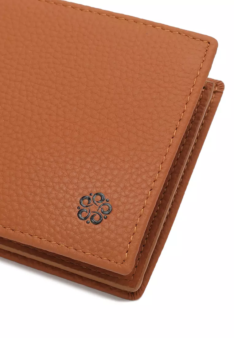 Men's Genuine Leather RFID Blocking Bi Fold Wallet