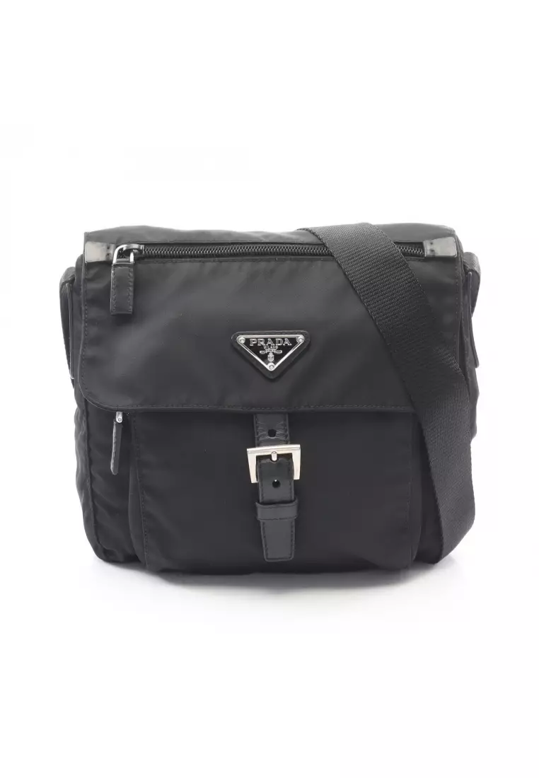 Prada Pre-Loved Prada VELA SPORT Shoulder bag Nylon leather black