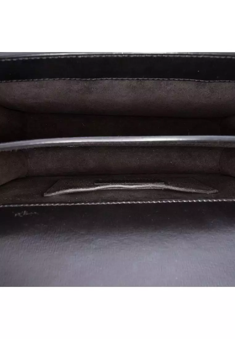 Pre-Loved Saint Laurent Medium Calfskin Monogram Sunset Crossbody