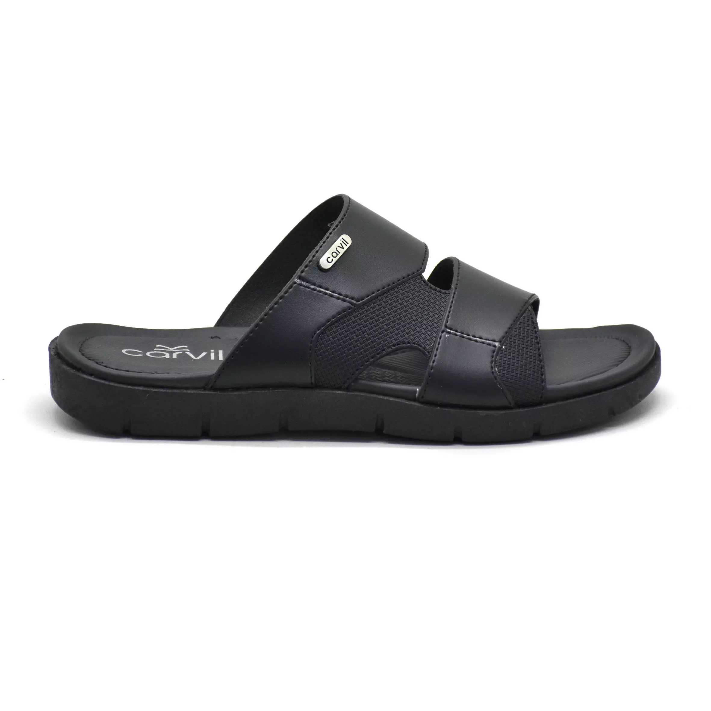 Carvil Sandal Pria Firenze-03 M Black