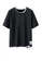 Twenty Eight Shoes black VANSA Fashion Short Sleeve Tee Shirt VCM-T2170 19E36AA5E97004GS_1