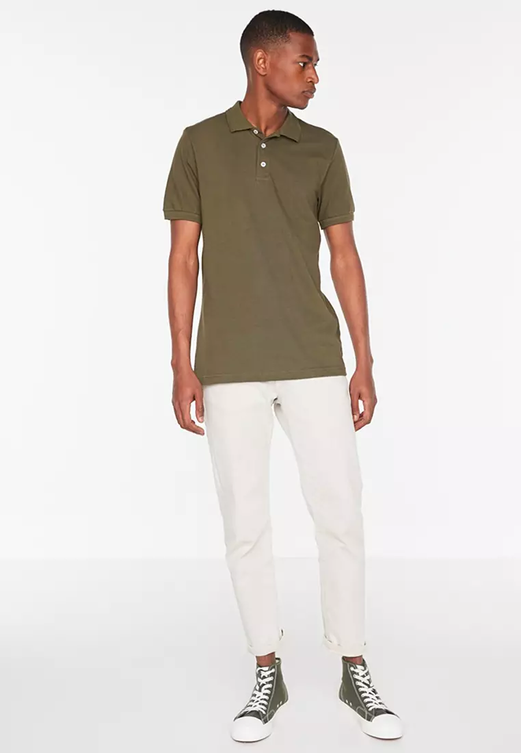 Slim Fit Short Sleeves Polo Shirt