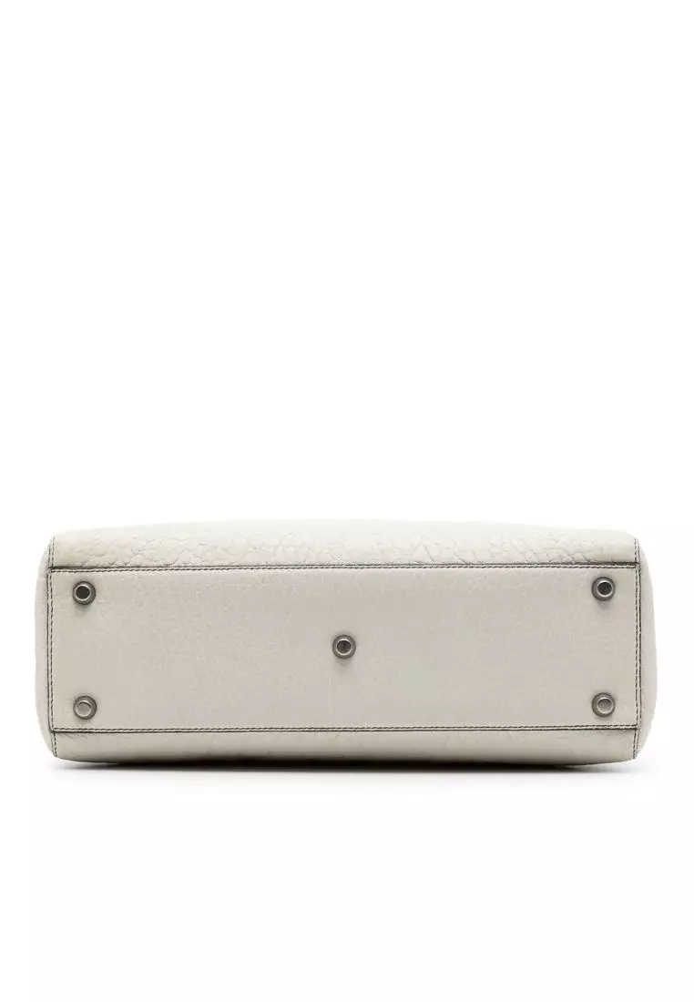 Pre-Loved Dior Large Canyon Grained Lambskin Lady Dior
