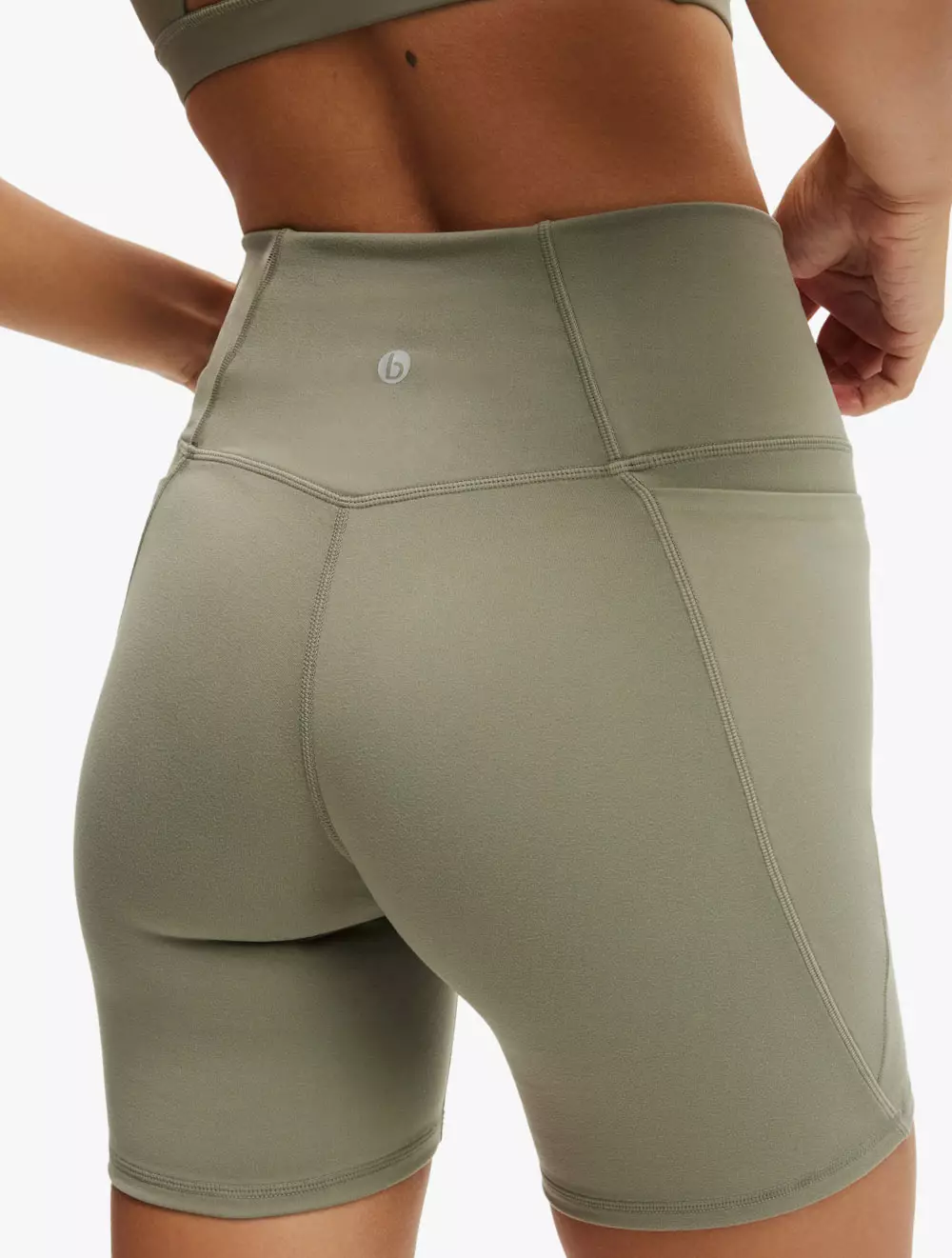 Cotton On Body - Bawahan - ULTRA SOFT SIDE POCKET BIKE SHORT - DUSTY KHAKI