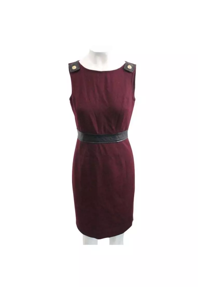 Red and sales gold cocktail dress