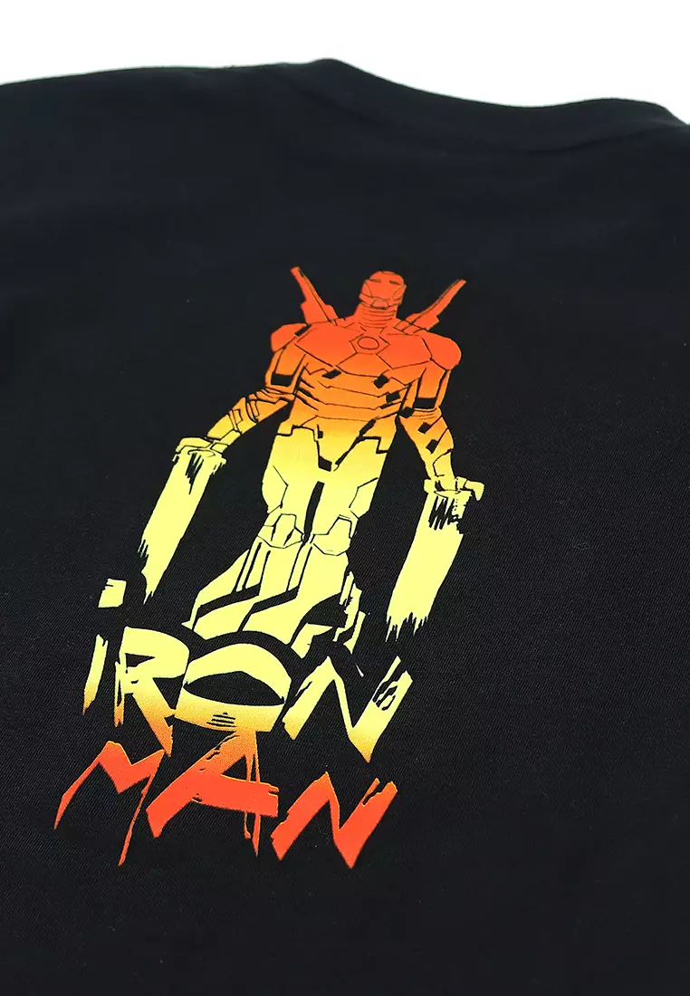 Boys Licensed Graphic T-Shirt Inked Iron Man