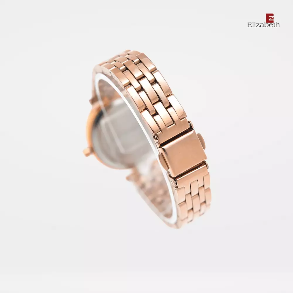 Jam Tangan Wanita - Elizabeth | Chain Strap 2201-0930 | Rose Gold