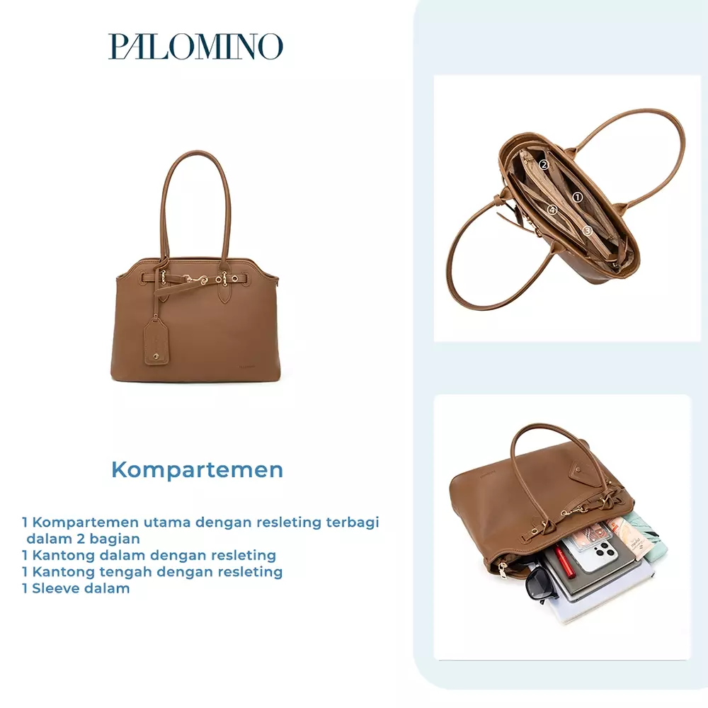 Palomino Tamara Totebag Wanita Warna Khaki