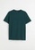 H&M green Regular Fit Round-Neck T-Shirt EE415AADC97CE1GS_5