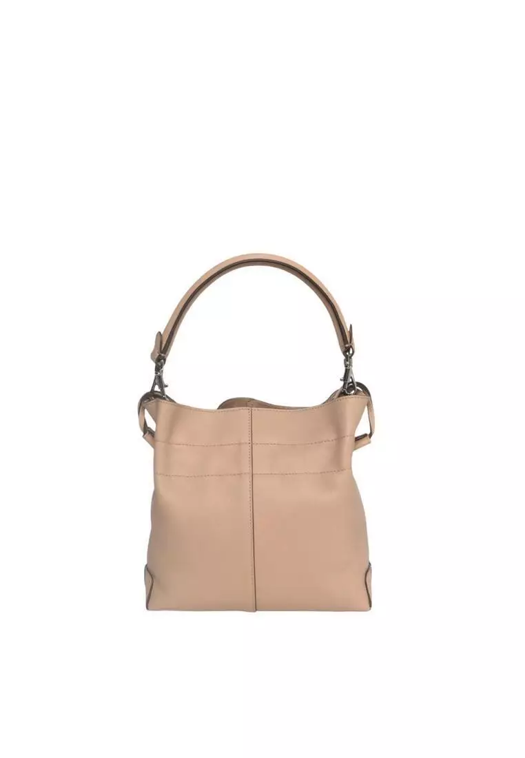 Full Grain Leather Bucket Bag/crossbody Bag