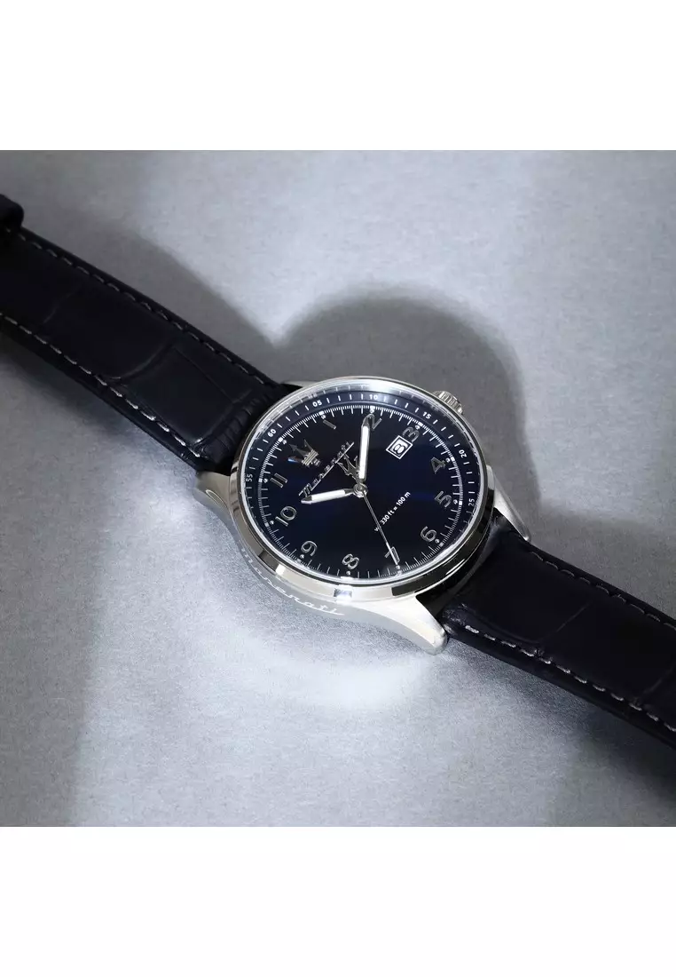 【2 Years Warranty】 Maserati Sorpasso 42mm Men's Quartz Watch Luminous Dial Hands R8851124003