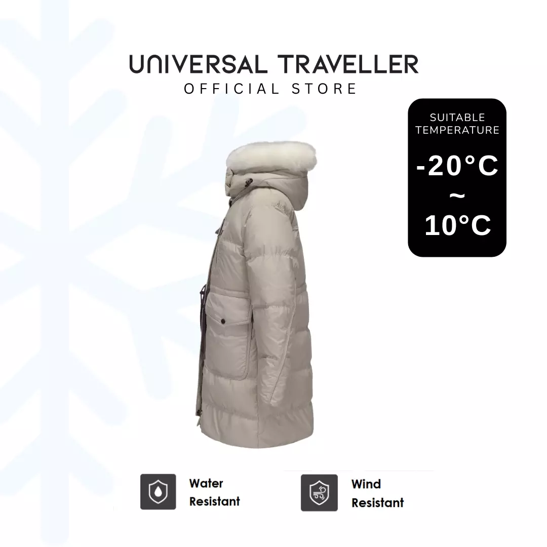 Universal Traveller FAUX FUR TRIMMED DOWN JACKET DJW24023