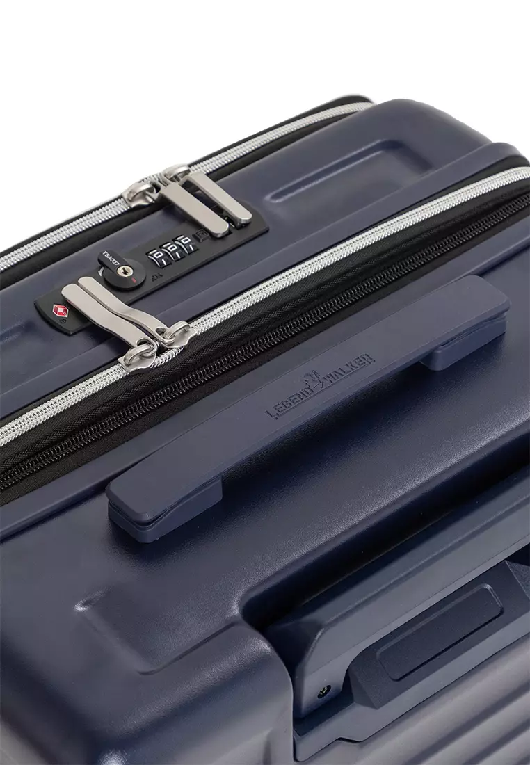 Malibu 5208-54 Navy (Zipper Type) - Medium - TSA Luggage