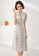 ONX.HK white Bow Polka-Dot Print Chiffon Dress 123ACAA5A07171GS_6