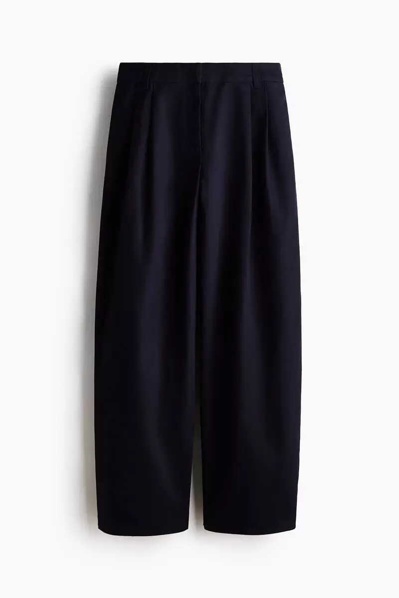 Tailored cotton trousers