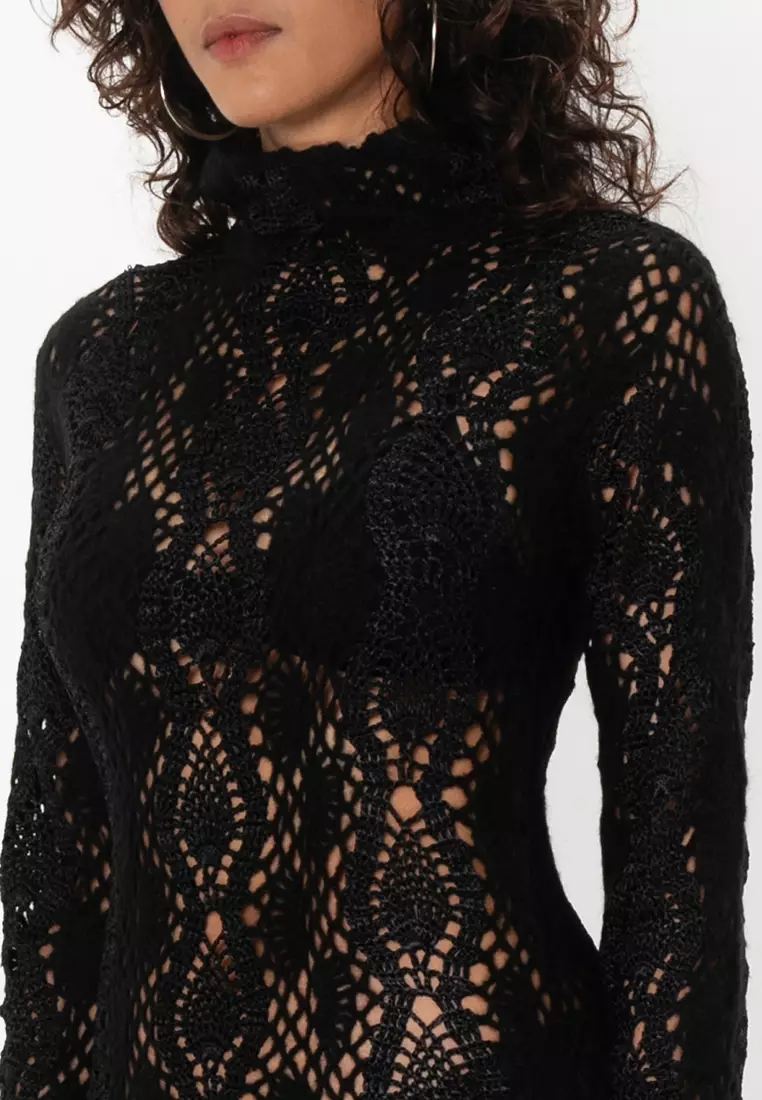Long Crochet Dress