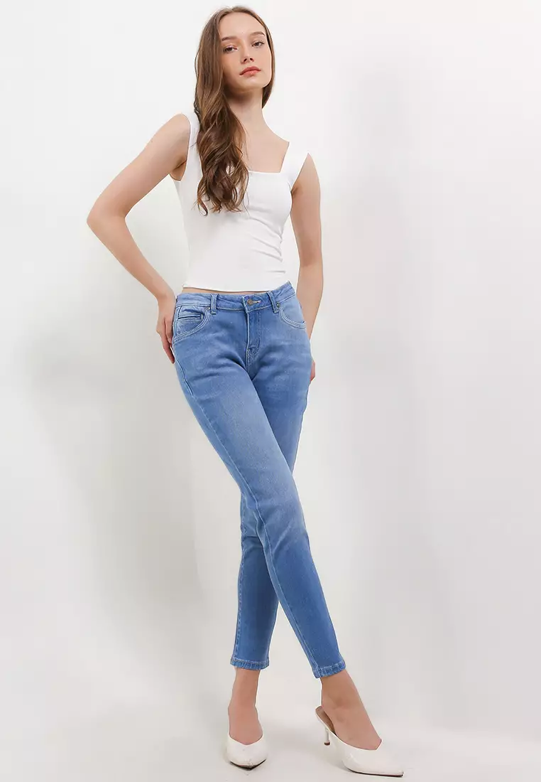 Ortensa Slim Fit Denim Pants