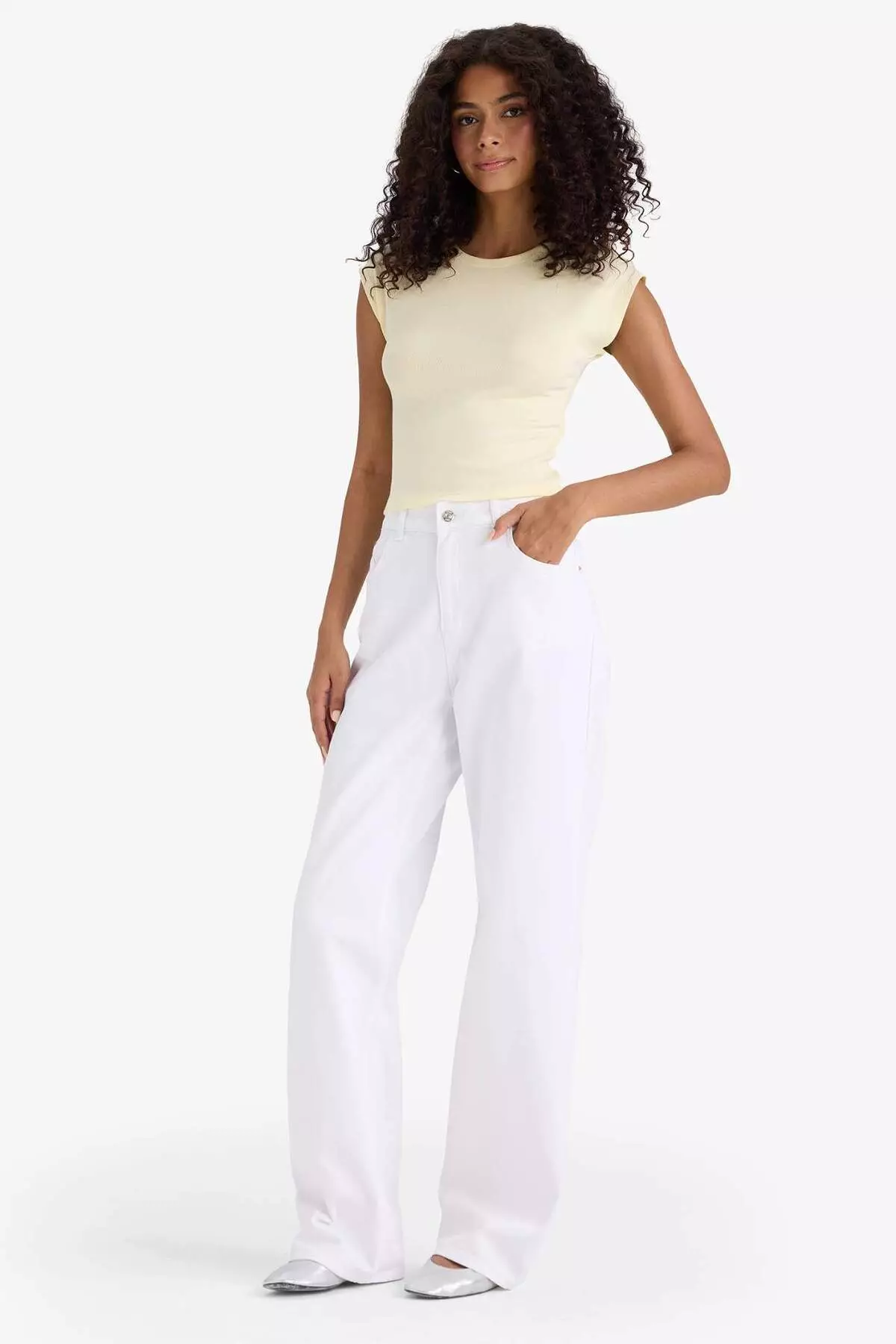 Slim Fit Tight Fit Crew Neck Basic Plain Modal Short Sleeve T-Shirt F0685Ax25Sp