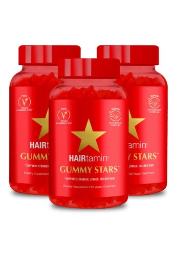 Hairtamin HAIRTAMIN Gummy Stars 3 Month Supply CB384BEAC6B11AGS_1
