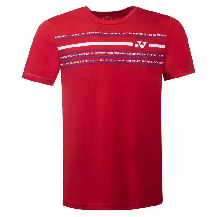 KAOS / JERSEY YONEX BADMINTON COMFORT WEAR RM 1873 /RM1873 CW4 - RED