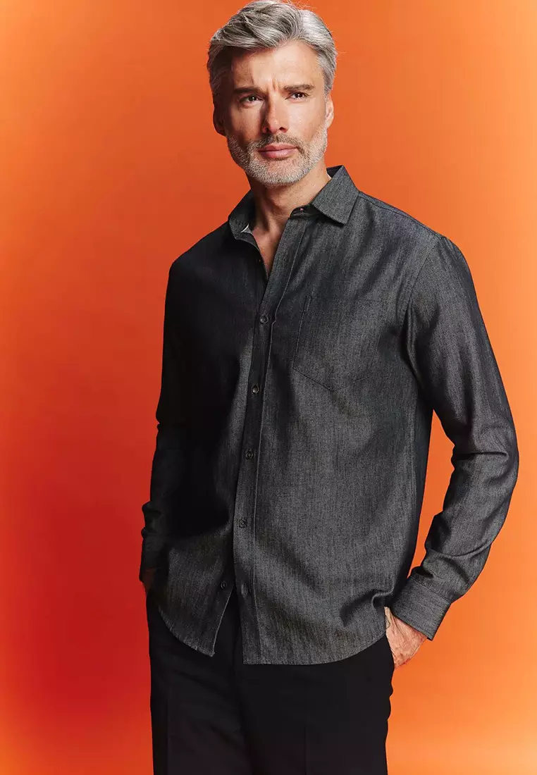 Long Sleeve Denim Shirt